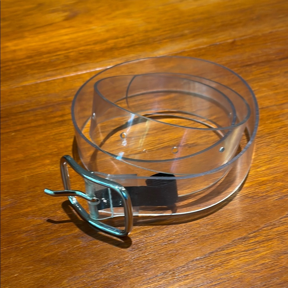 Brandy Melville clear translucent belt